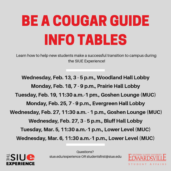 Cougar Guide Recruitment 